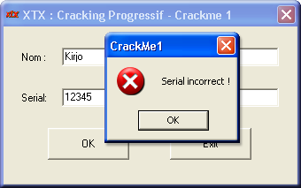 CrackMe1-BadBoy